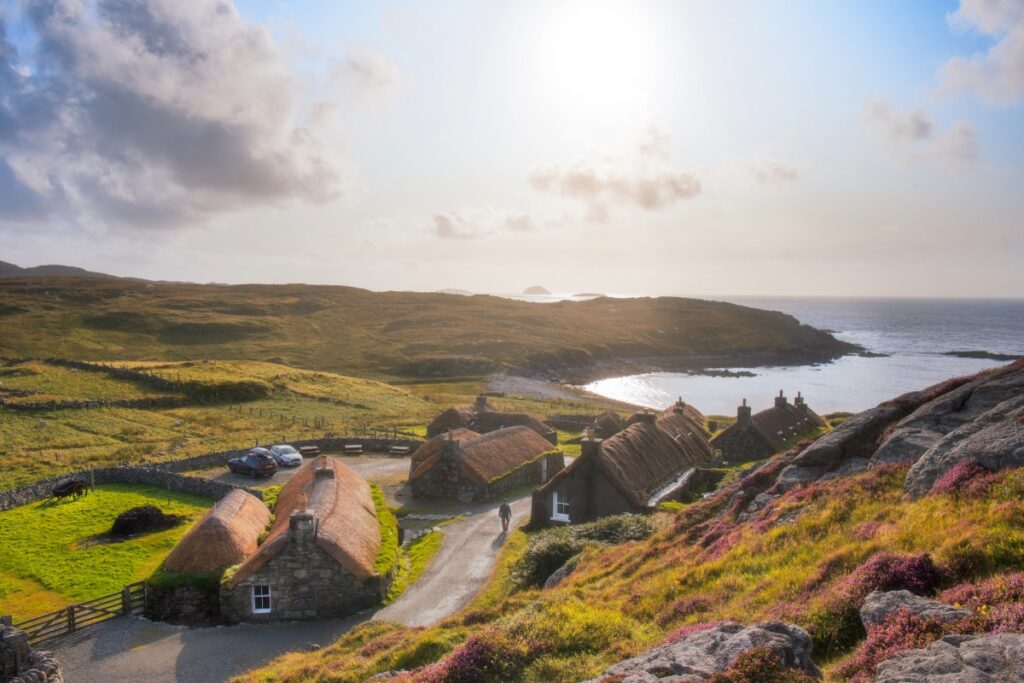 Gearrannan Blackhouse Village, Carloway, Isle of Lewis, Outer Hebrides. Scotland